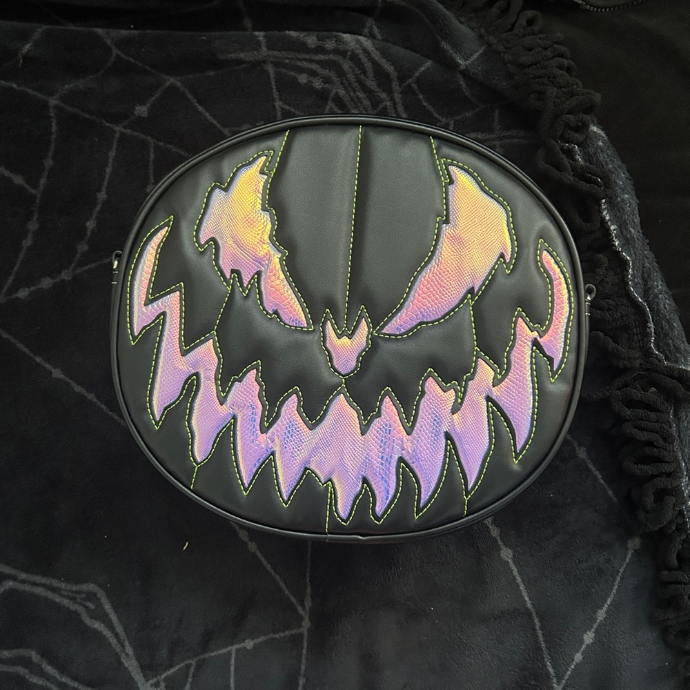 Love Pain and Stitches Double Sided Holo Purse